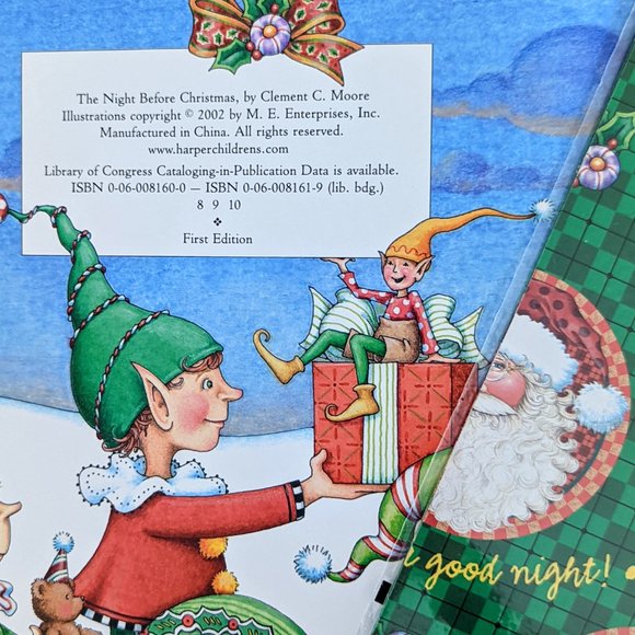 Mary Engelbreit Night Before Christmas Oversize Book with Wrapping Paper - Picture 5 of 10